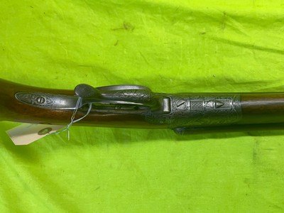 German Drilling 3 Barrel Combination Gun SxS 16 Ga Over 9.3 Rifle Pre War - Image 6 of 20