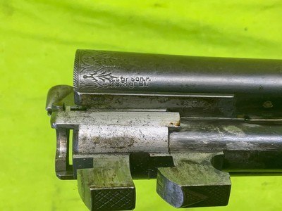 German Drilling 3 Barrel Combination Gun SxS 16 Ga Over 9.3 Rifle Pre War - Image 17 of 20