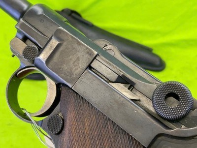 RARE PORTUGUESE DWM P08 30 7.65 LUGER Matching C&R Collector & Holster Rig - Image 11 of 20