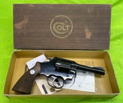 Colt Official Police MK Mark III 38 Special 4” Police Revolver MFG 1970 Box