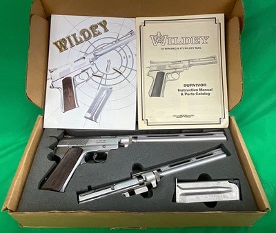 Rare LNIB COLT Branded Wildey Survivor 475 & 45 Mag 12” 10” Set MFG 2000 1 Of 20