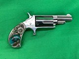 NAA North American Arms 22 WMR 2” Revolver Derringer Western Jade Sterling Belt Buckle - 7 of 20