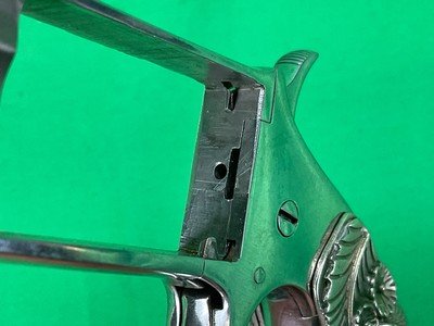 NAA North American Arms 22 WMR 2” Revolver Derringer Western Jade Sterling Belt Buckle - Image 13 of 20