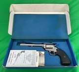 USED Freedom Arms Model 555 7 1/2” NON Ported 50 AE Revolver Stainless Box - 1 of 16