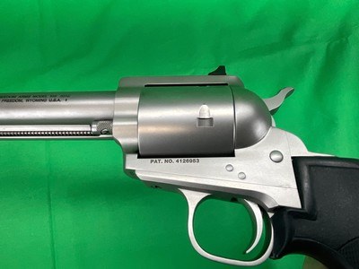USED Freedom Arms Model 555 7 1/2” NON Ported 50 AE Revolver Stainless Box - Image 10 of 16