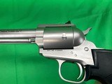 USED Freedom Arms Model 555 7 1/2” NON Ported 50 AE Revolver Stainless Box - 10 of 16