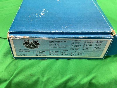 USED Freedom Arms Model 97 1997 PREMIER GRADE 17 HMR 7.5