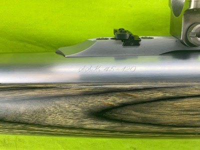 Custom SSK Ruger No 1 Single Shot 45-120 Sharps Stainless Safari Express #1 - Image 7 of 19