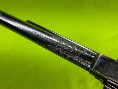 COLT New Frontier SAA Single Action Army 44-40 WCF 7 1/2” Engraved - Image 8 of 15