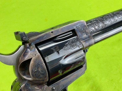 COLT New Frontier SAA Single Action Army 44-40 WCF 7 1/2” Engraved - Image 10 of 15