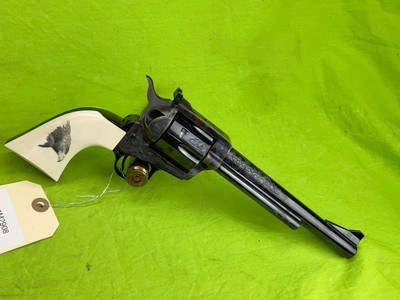 COLT New Frontier SAA Single Action Army 44-40 WCF 7 1/2” Engraved - Image 2 of 15