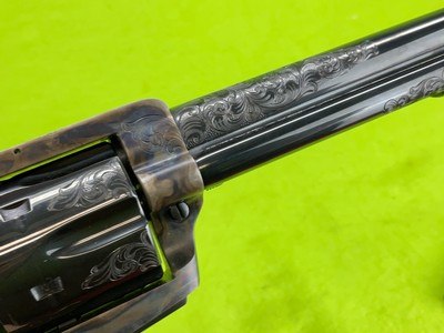 COLT New Frontier SAA Single Action Army 44-40 WCF 7 1/2” Engraved - Image 11 of 15