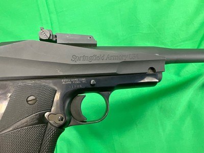 Scarce Springfield Armory S.A.S.S. Single Shot 1911 Pistol 223 Remington 15 SASS - Image 5 of 14