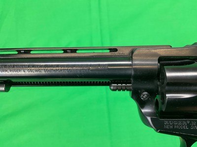Custom Ruger New Model Single Six 32 H&R Magnum 6 1/2 Barrel Poly Choke Rib - Image 9 of 19