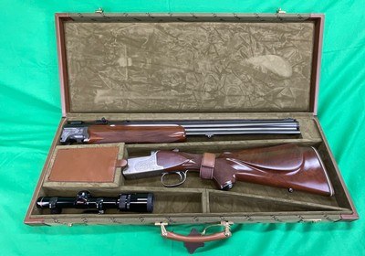 Winchester 101 XTR Super Grade 12 Ga x 222 Remington O/U Over Under Combination