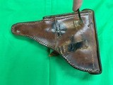 GERMAN P08 DWM Luger 30 Cal 7.65 Semi Auto Pistol WWI Era Holster Rig C&R - 4 of 20