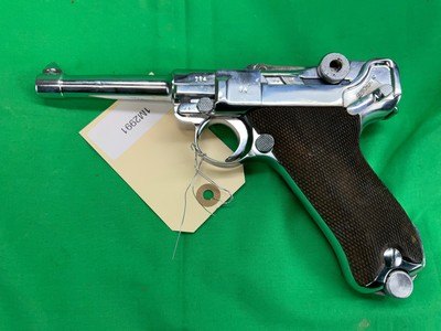 GERMAN P08 DWM Luger 9MM 9x19 S/42 G Code Plated Semi Auto Pistol WWII C&R
