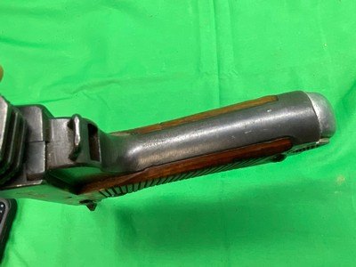 High Condition Japanese Nambu Type 14 8MM Pistol WWII Holster Rig Jap C&R - Image 10 of 20