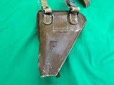 High Condition Japanese Nambu Type 14 8MM Pistol WWII Holster Rig Jap C&R - 4 of 20