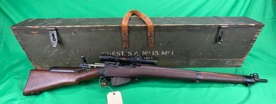 British Enfield SMLE No 4 Mk1 (T) 4T Sniper 303 Kit Crate WWII BSA M47C C&R