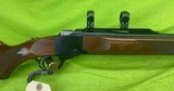 Ruger No 1B #1 300 Weatherby Mag Blued Walnut 26” Single Shot Muzzle Brake - Image 10 of 17
