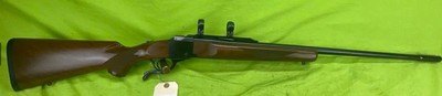 Ruger No 1B #1 300 Weatherby Mag Blued Walnut 26” Single Shot Muzzle Brake - Image 1 of 17