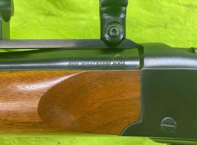 Ruger No 1B #1 300 Weatherby Mag Blued Walnut 26” Single Shot Muzzle Brake - Image 6 of 17