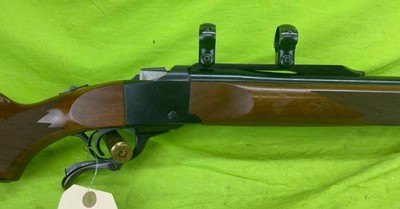 Ruger No 1B #1 300 Weatherby Mag Blued Walnut 26” Single Shot Muzzle Brake - Image 10 of 17