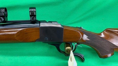 USED Ruger No 1 270 Winchester Single Shot Rifle #1 Blued Walnut - Image 10 of 13
