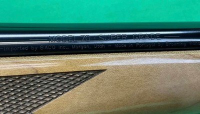 WINCHESTER Model 70 SUPER GRADE 308 Win Maple Blonde Stock Bolt Action Rifle - Image 5 of 12