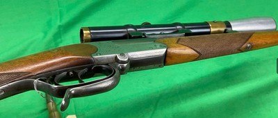 USED Custom German JP SAUER Rook Rifle Re-Chambered 32 Winchester Special Set Trigger - Image 7 of 13