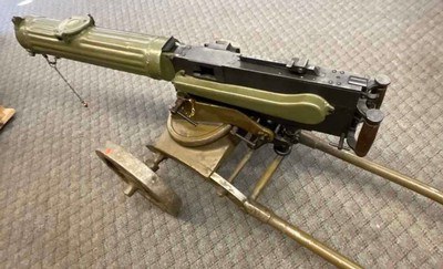 Used Russian 1910 MAXIM 7.62X54R Belt Fed MMW Midwest Metal Works WWII Semi Auto - Image 2 of 9