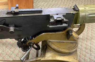 Used Russian 1910 MAXIM 7.62X54R Belt Fed MMW Midwest Metal Works WWII Semi Auto - Image 5 of 9