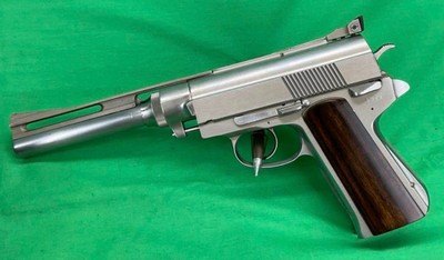 Used Wildey Survivor 45 Winchester Magnum Semi Auto Pistol Death Wish SS 8” Barrel - Image 2 of 10