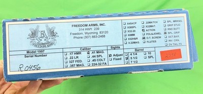 Unfired Freedom Arms 97 PREMIER 41 Remington Magnum 5 1/2” 1997 - Image 2 of 11
