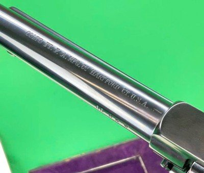 RARE Colt SAA Single Action Army FLAT TOP Target 7 1/2” 38 S&W Historical Factory Letter - Image 11 of 13