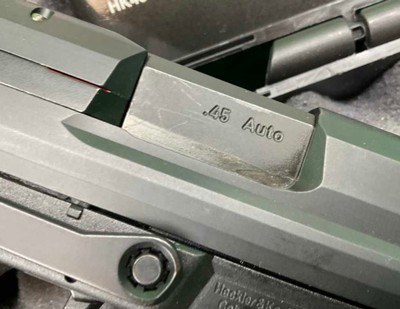 German Heckler & Koch HK45C V1 Compact Tactical CT Threaded 45 ACP Semi Auto - Image 6 of 8