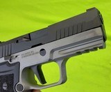 USED Sig Sauer P320 AXG 9MM Two Tone Stainless Blued 2 Tone CCW Semi Pistol - Image 6 of 8