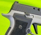 USED Sig Sauer P320 AXG 9MM Two Tone Stainless Blued 2 Tone CCW Semi Pistol - Image 5 of 8