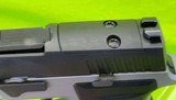 USED Sig Sauer P320 AXG 9MM Two Tone Stainless Blued 2 Tone CCW Semi Pistol - Image 4 of 8