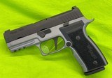 USED Sig Sauer P320 AXG 9MM Two Tone Stainless Blued 2 Tone CCW Semi Pistol - Image 1 of 8