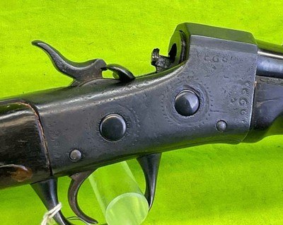 Custom Remington Rolling Block No 1 22 Hornet Engraved Varmint Single Shot - Image 5 of 14