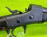 Custom Remington Rolling Block No 1 22 Hornet Engraved Varmint Single Shot - Image 5 of 14