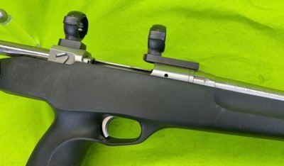 Savage Striker Model 516 22-250 Pistol Stainless SS Burris Rings Base Brake - Image 3 of 9