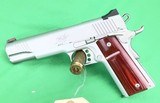 USED Kimber 1911 Stainless LW Light Weight 9MM Luger 5” Aluminum Frame Pistol - Image 1 of 7