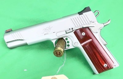 USED Kimber 1911 Stainless LW Light Weight 9MM Luger 5” Aluminum Frame Pistol - Image 1 of 7