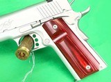 USED Kimber 1911 Stainless LW Light Weight 9MM Luger 5” Aluminum Frame Pistol - Image 2 of 7