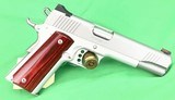 USED Kimber 1911 Stainless LW Light Weight 9MM Luger 5” Aluminum Frame Pistol - Image 5 of 7