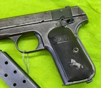 Vintage Colt 1903 Pocket Hammerless 32 ACP 7.65 Browning Auto MFG 1919 C&R - Image 4 of 11