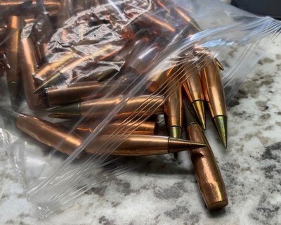 RARE USGI AP Armor Piercing .277 6.8 Projectile 50 Bullet Lot Prototype TEXTRON NGSW 6.8MM Trials